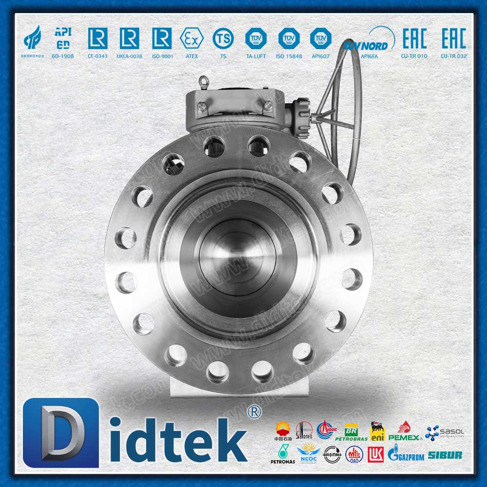 Robinet à tournant sphérique à haute pression de joint de lèvre de recouvrement d'Inconel 625 pour l'ingénierie maritime